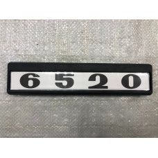 Табличка кабіни 6520 старого зразка (чорно-білі) для КамАЗ 6520-8202074 / Росія