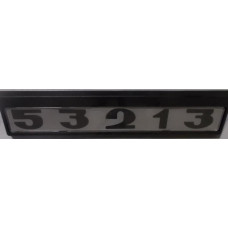 Табличка кабіни старого зразка (чорно-білі) для КамАЗ 53213-8202074