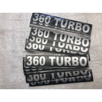 Табличка самоклейна TURBO-360 для КамАЗ 3904010