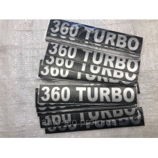 Табличка самоклейна TURBO-360 для КамАЗ 3904010