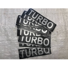 Табличка самоклейна TURBO для КамАЗ 3904010