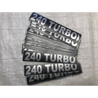 Табличка самоклеящаяся TURBO-240 для КамАЗ 3904010